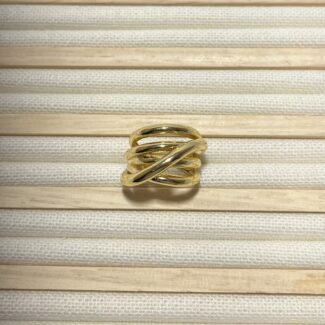 Gold Rengi Kalın Yüzük