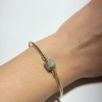 Gold Rengi Pandora Model Zirkon Taşlı Bileklik