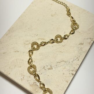 Gold Rengi Zarif Halkalı Bileklik