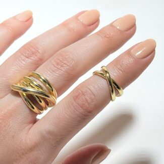 Gold Rengi Serçe Parmak Yüzük